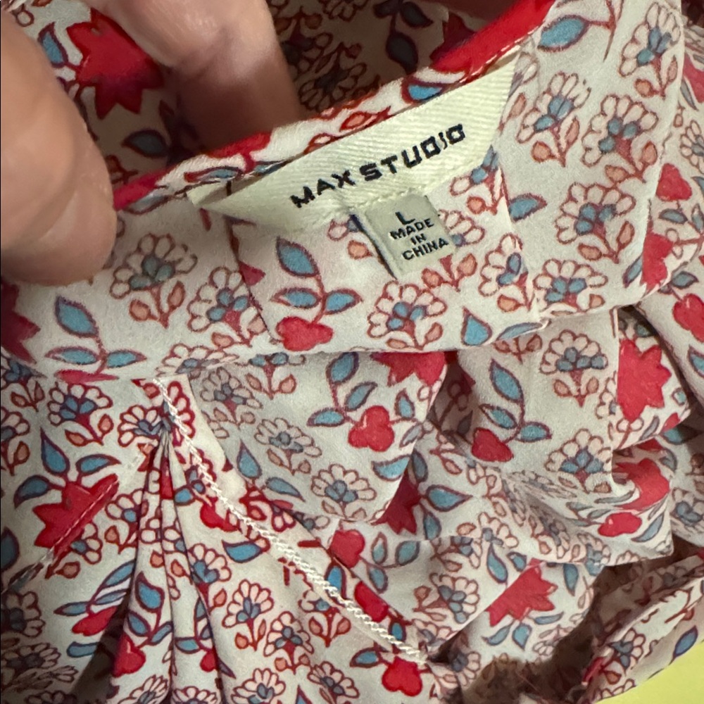 Max Studio Boho Patterned Blouse - image 7